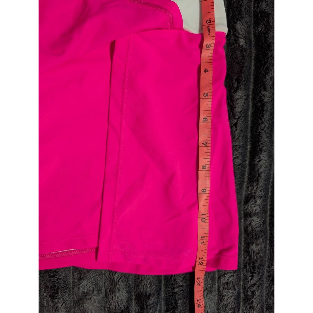 NWT Hot Pink Swim Skort Set Size 6 Sporty Two Piece Tropical Vacation Cruise - Picture 4 of 13